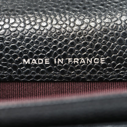 Chanel Caviar Quilted Flap Card Holder Wallet Black 7 of 11