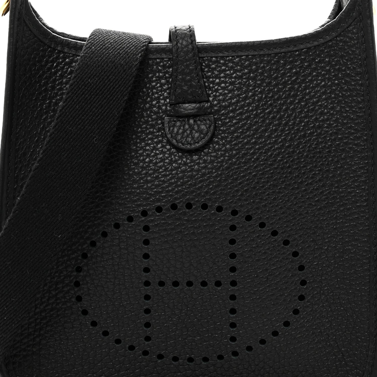 Hermes Taurillon Clemence Evelyne TPM Black 8 of 11