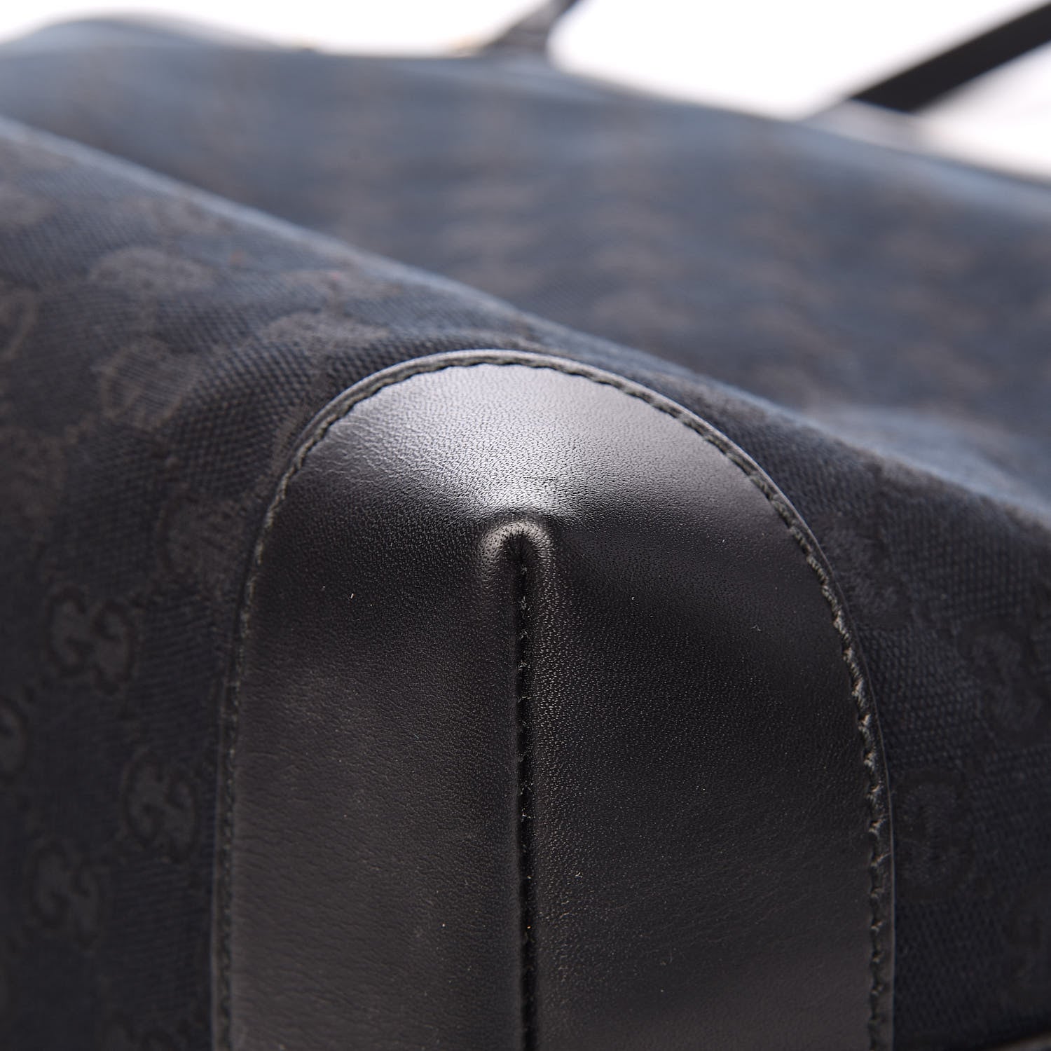 Gucci Monogram Medium Craft Tote Black 10 of 14