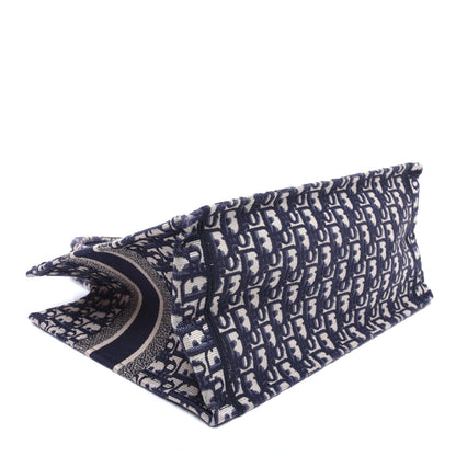 Christian Dior Oblique Medium Book Tote Blue Multicolor 4 of 12