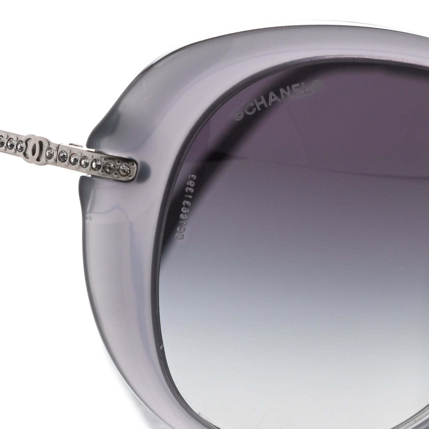 Chanel Acetate Crystal CC Sunglasses 5293-B Blue 9 of 9