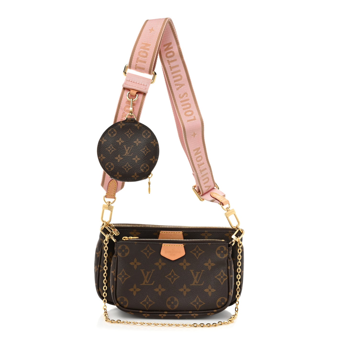 Monogram Multi Pochette Accessories Rose Clair