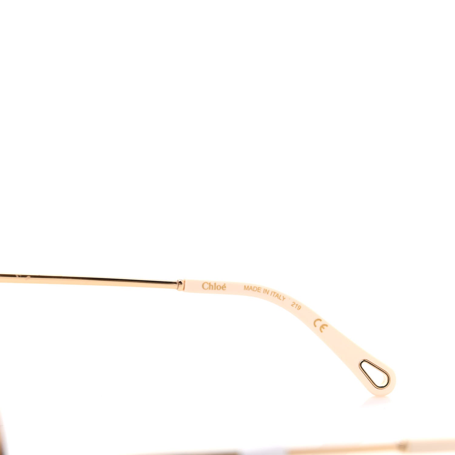 Chloe Metal Oversized Round Carlina Oversized Round Sunglasses CE114SD Gold 5 of 7