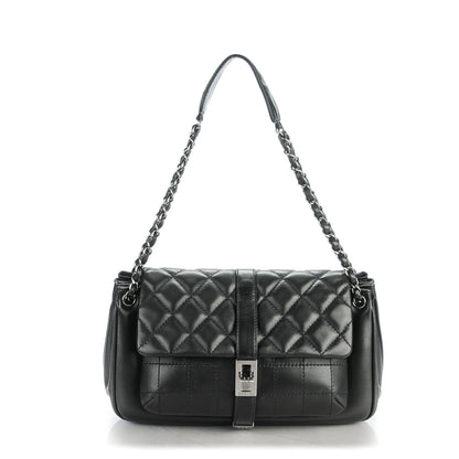 Chanel Lambskin Quilted Accordion Mademoiselle Flap Black 1 of 7
