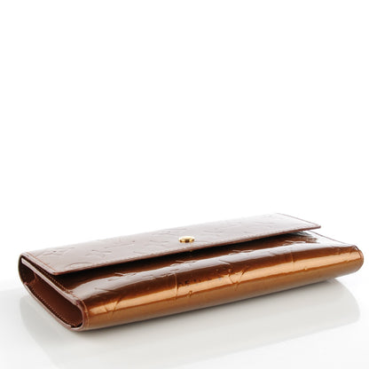 Louis Vuitton Vernis Porte Tresor International Wallet Bronze 5 of 10