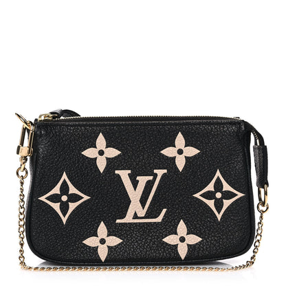 Louis Vuitton Empreinte Monogram Giant Mini Pochette Accessories Black 1 of 9