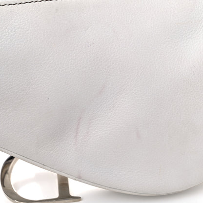 Christian Dior Calfskin Saddle Bag White 17 of 27