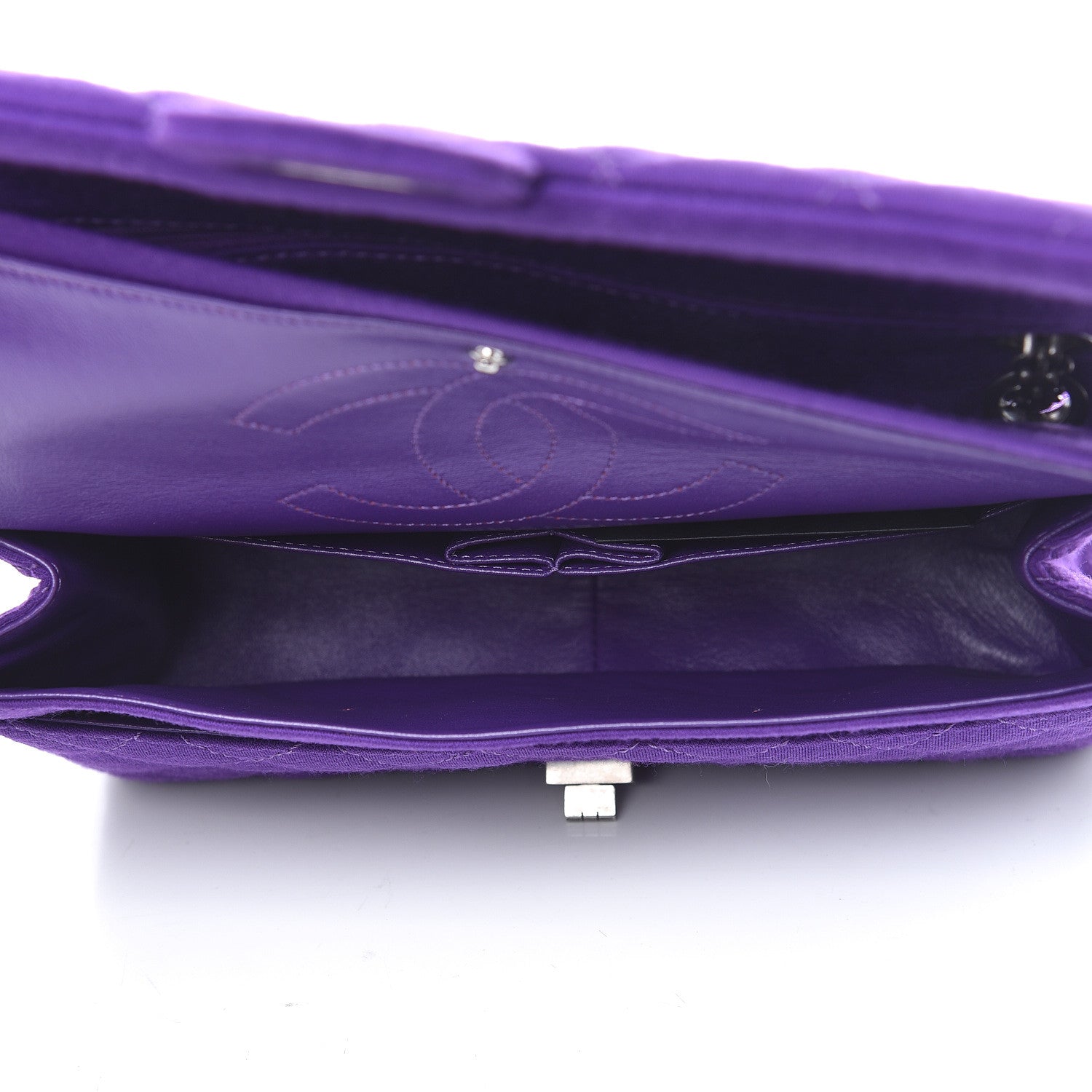 Chanel Jersey Quilted 2.55 Reissue 226 Purple 5 of 10