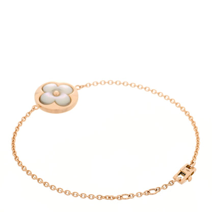 Louis Vuitton 18K Pink Gold Mother of Pearl Color Blossom BB Sun Bracelet 2 of 5