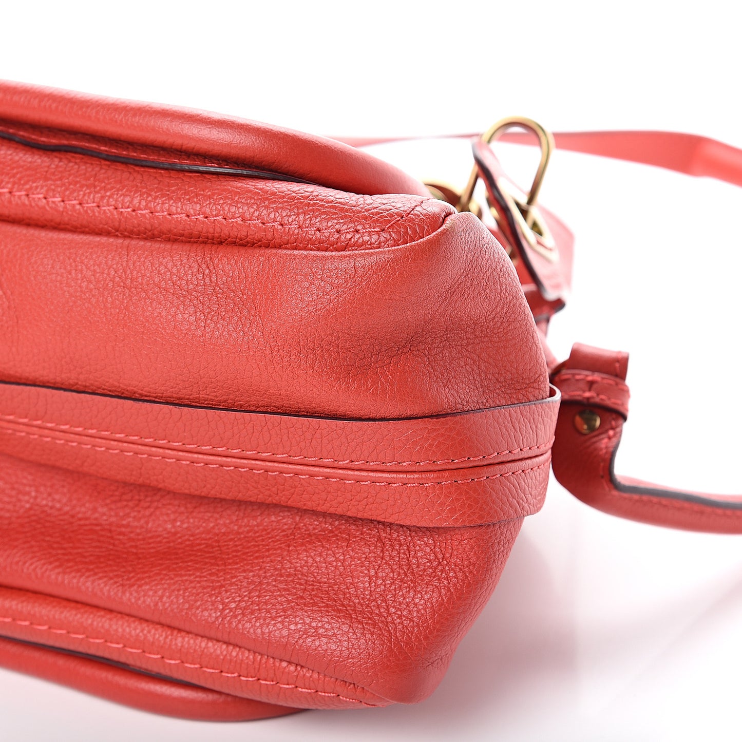 Calfskin Small Paraty Coral Pop
