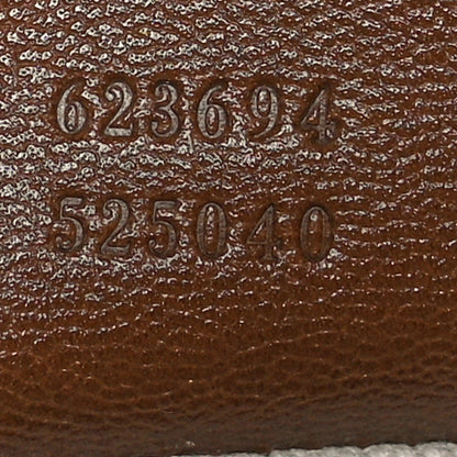 Gucci Monogram New Sakai Calfskin Lux Horsebit 1955 Tote Bag Beige Ebony Brown Sugar 7 of 10