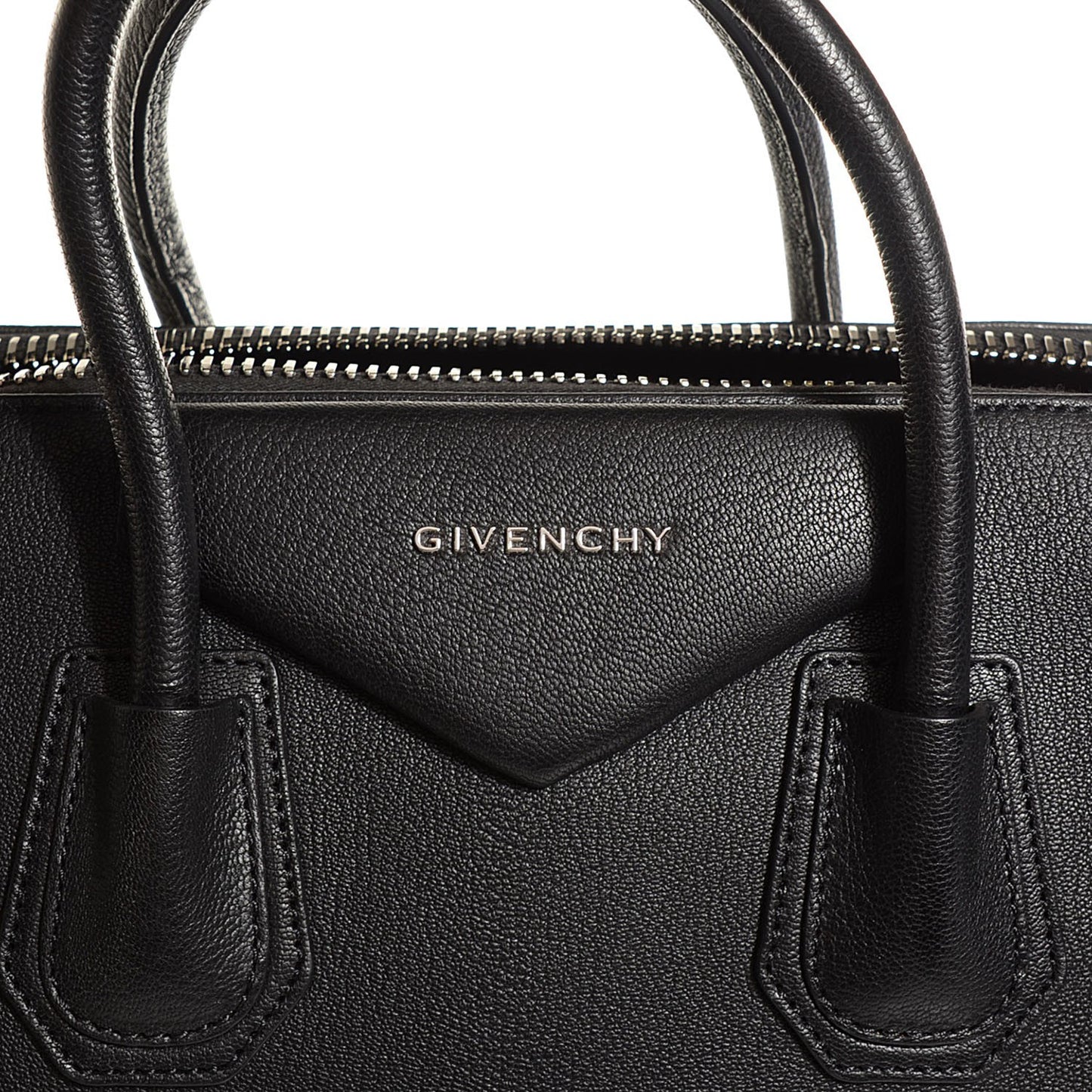 Sugar Goatskin Medium Antigona Black