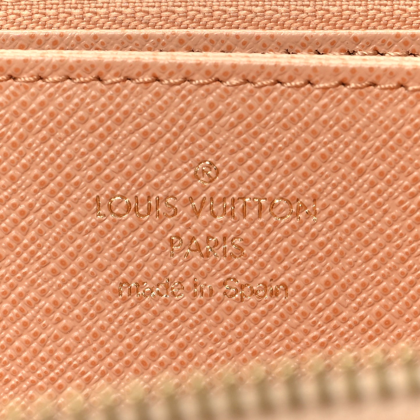 Monogram Fall For You Zippy Wallet Beige Clair