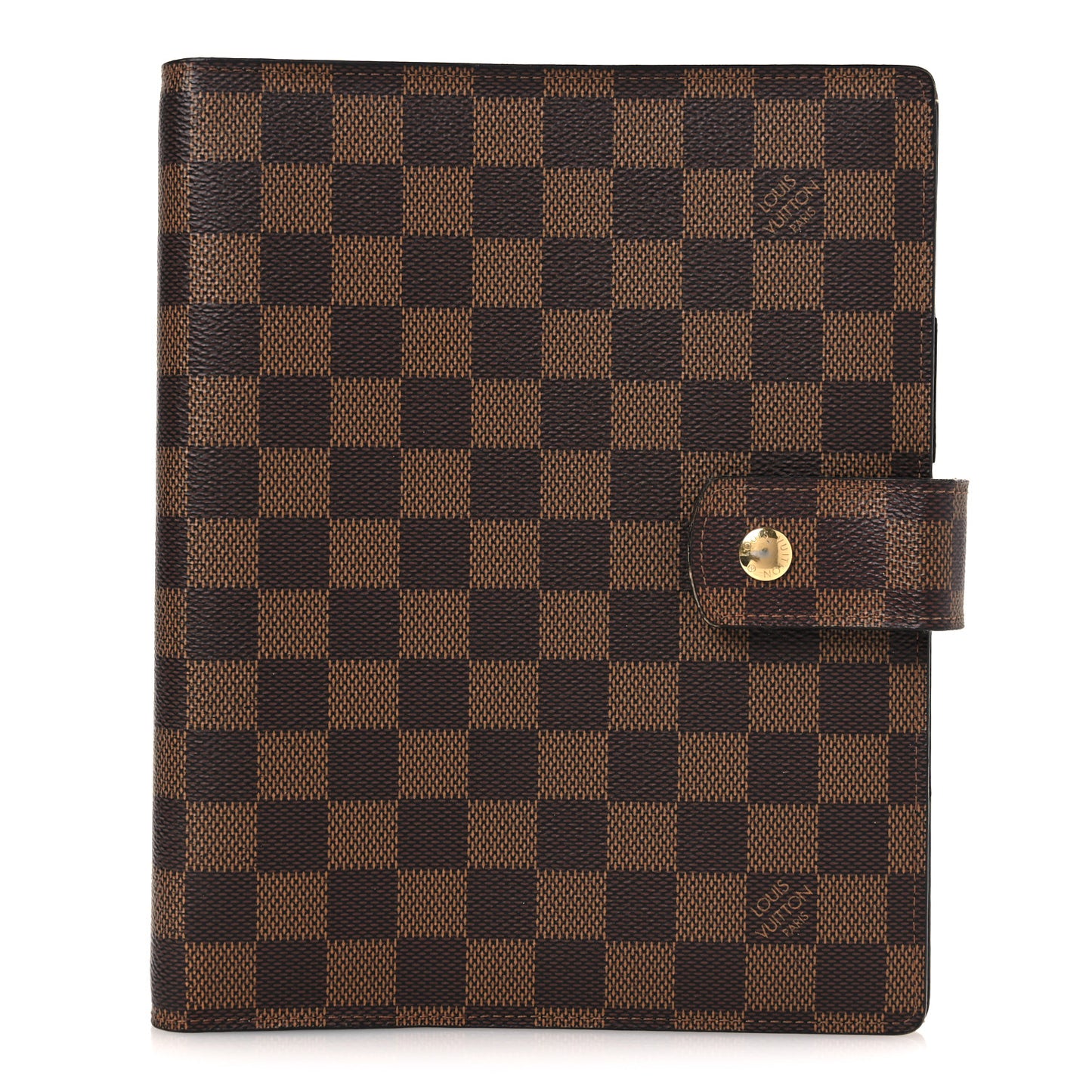 Damier Ebene Large Ring Agenda Cover