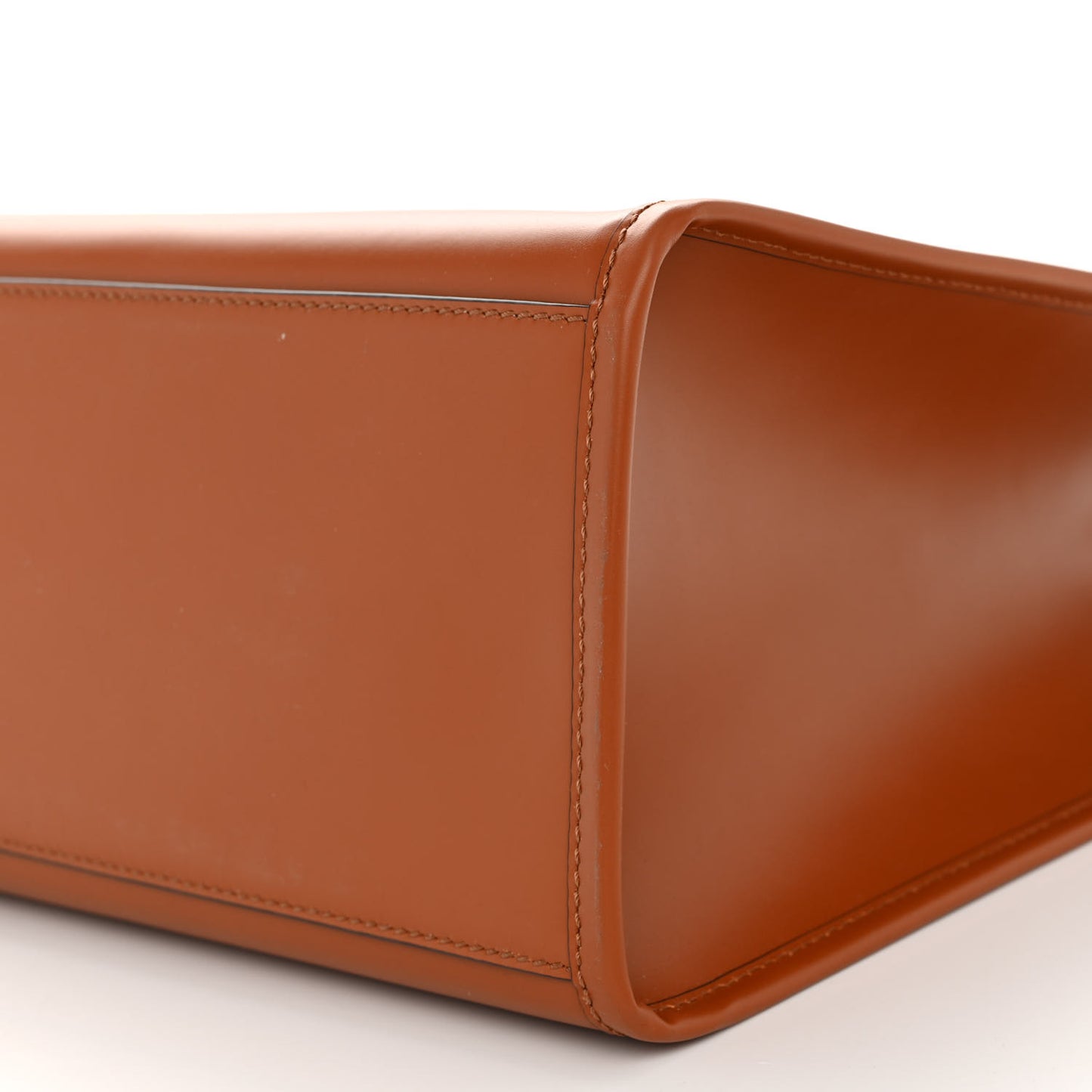 Vitello King Plexiglass Medium Fendi Sunshine Shopper Tote Cuoio