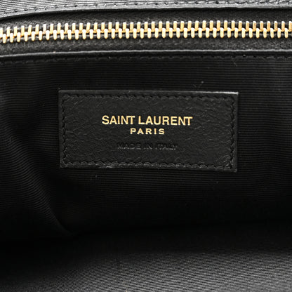 Saint Laurent Lambskin Quilted Maxi Icare Shopping Tote Black 6 of 10