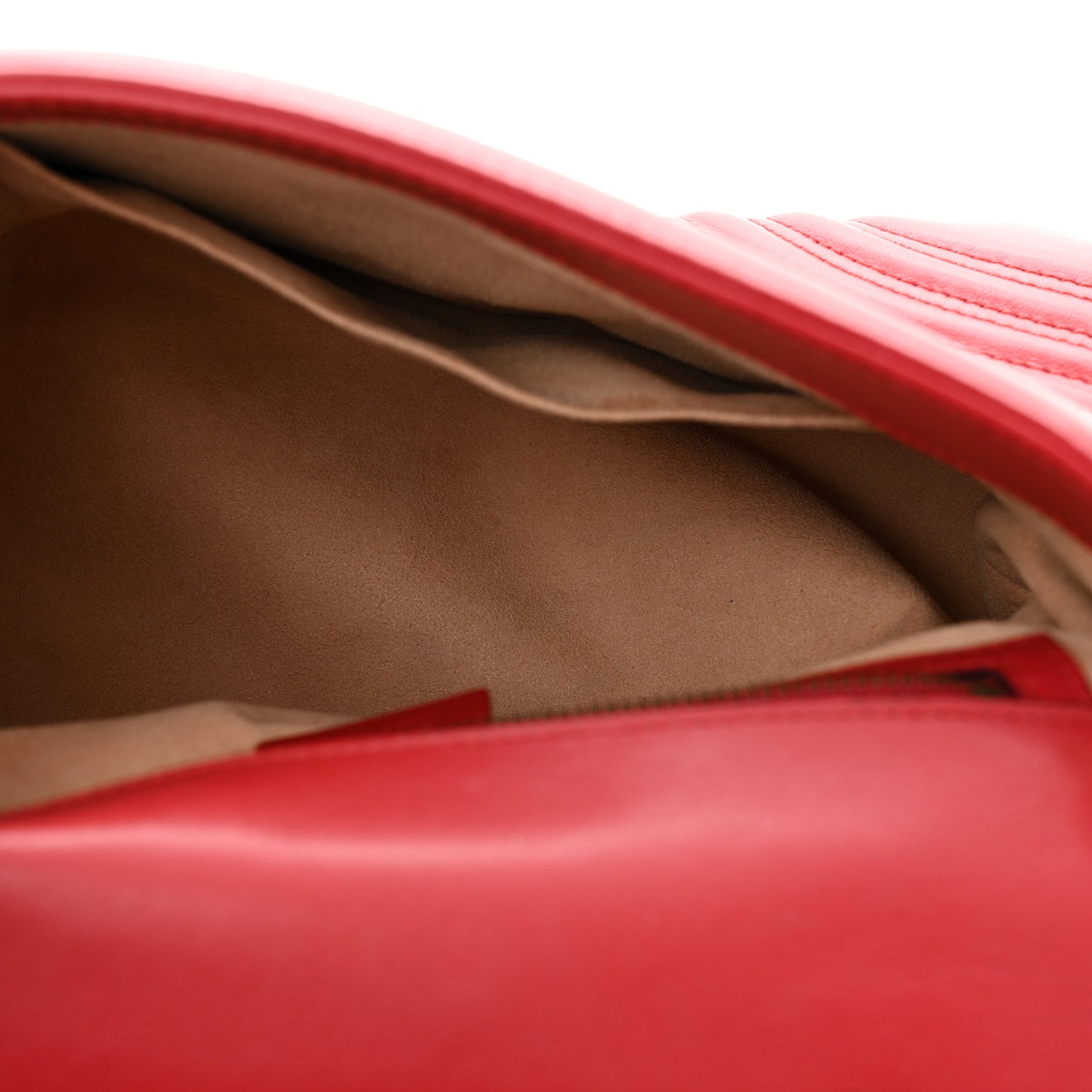 Calfskin Matelasse Small GG Marmont Top Handle Shoulder Bag Hibiscus Red