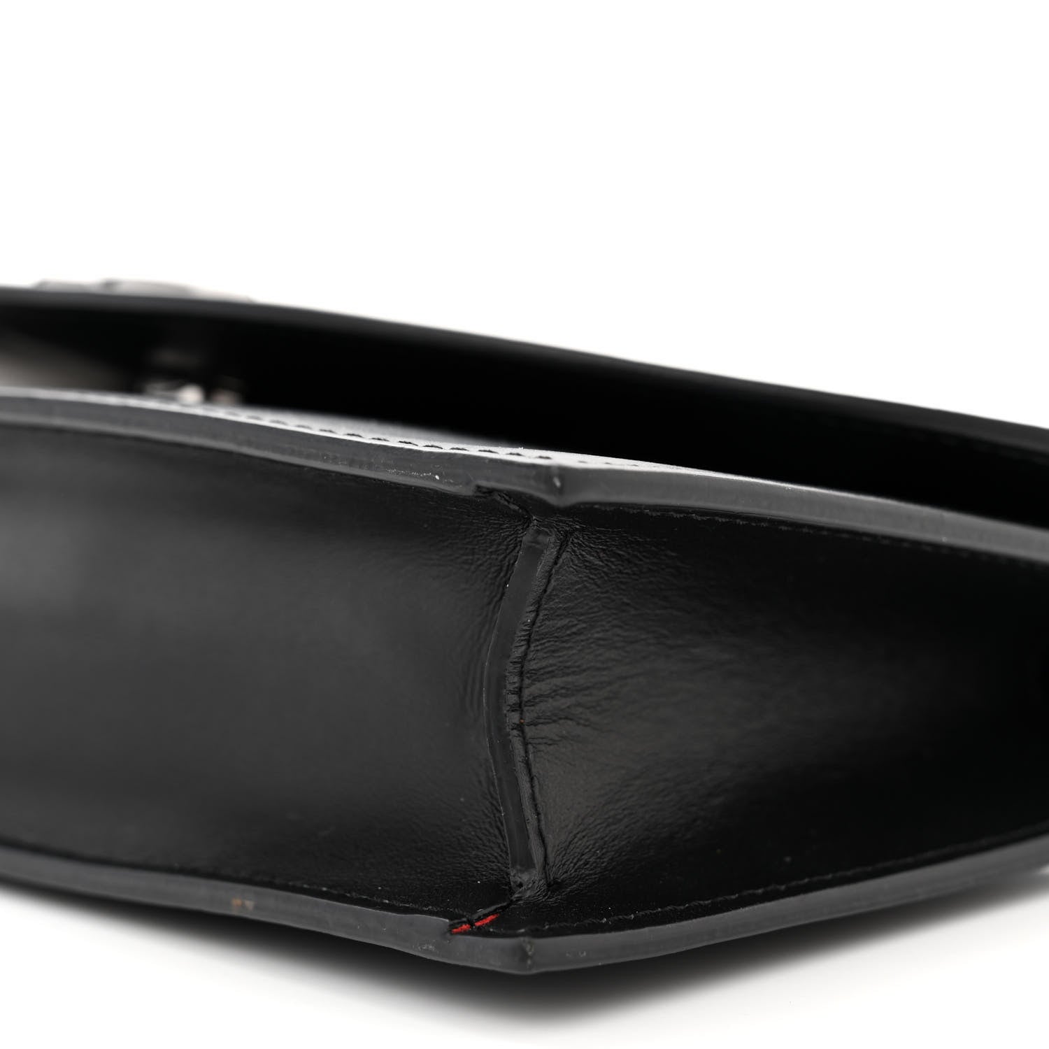 Christian Louboutin Calfskin Loubi54 Crossbody Clutch Black 9 of 11