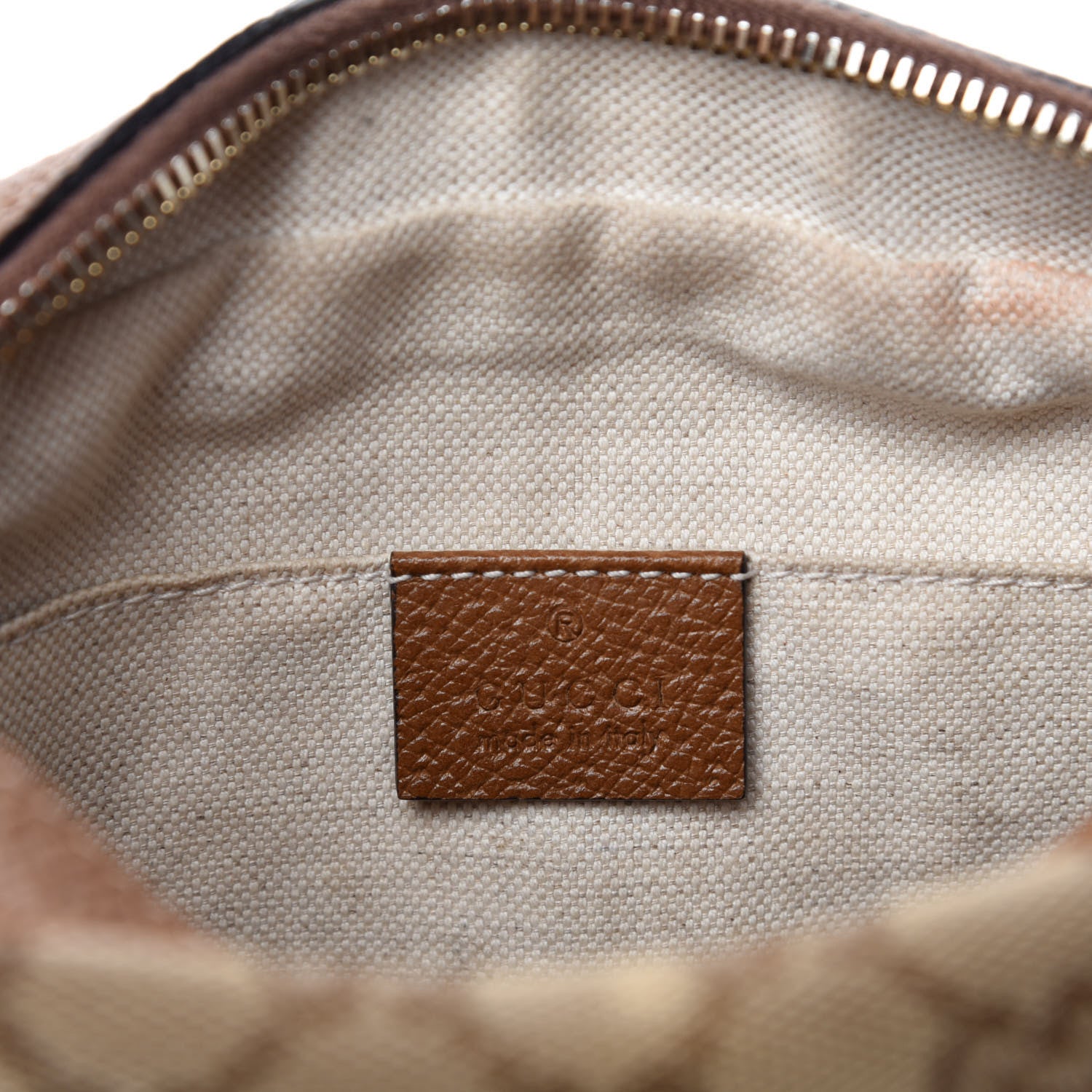 Gucci Monogram Mini Bree Messenger Bag Beige Tabacco 12 of 14