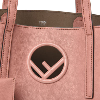 Fendi Vitello Vienna Enamel F is Fendi Shopping Tote Macaron Taupe 11 of 11