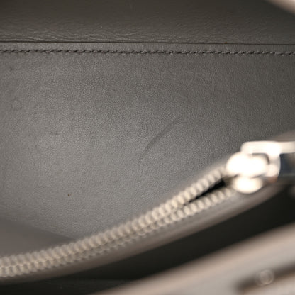 Saint Laurent Grained Calfskin Topstich Baby Sac De Jour Fog 10 of 20