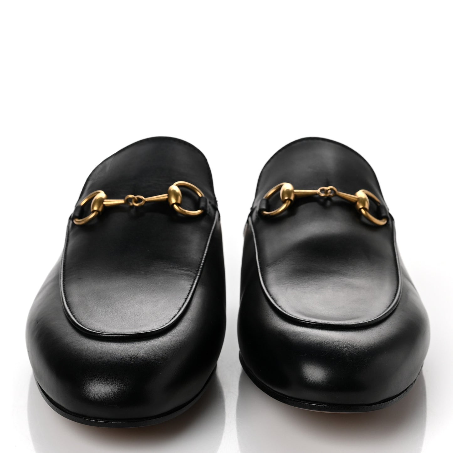 Calfskin Womens Princetown Slippers 37.5 Black