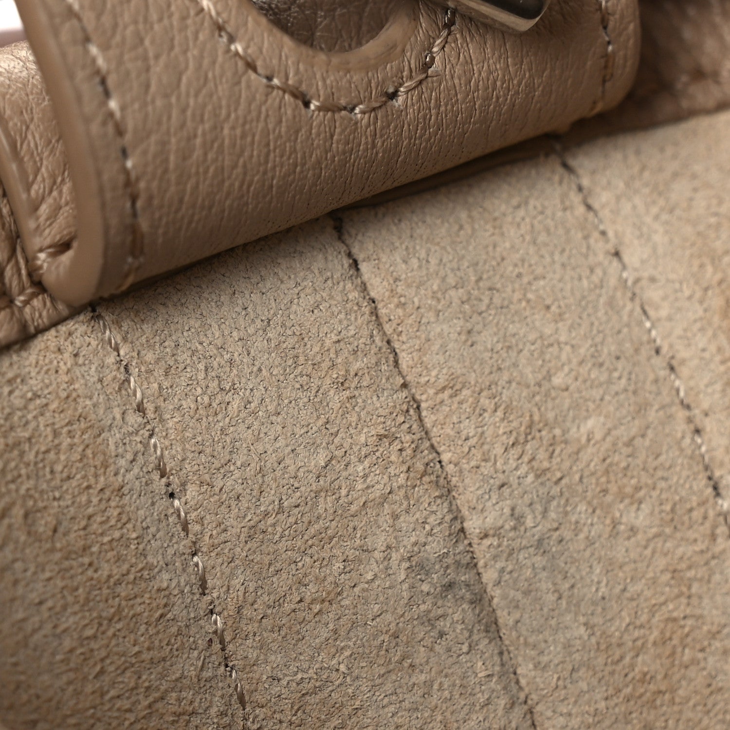 Loro Piana Grained Calfskin Micro Bale Bag Light Mastic 10 of 10