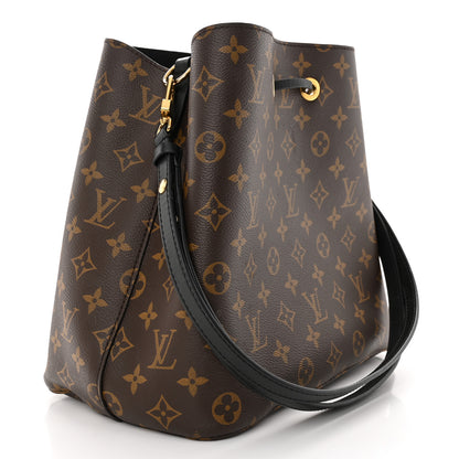 Louis Vuitton Monogram Neonoe MM Black 3 of 10