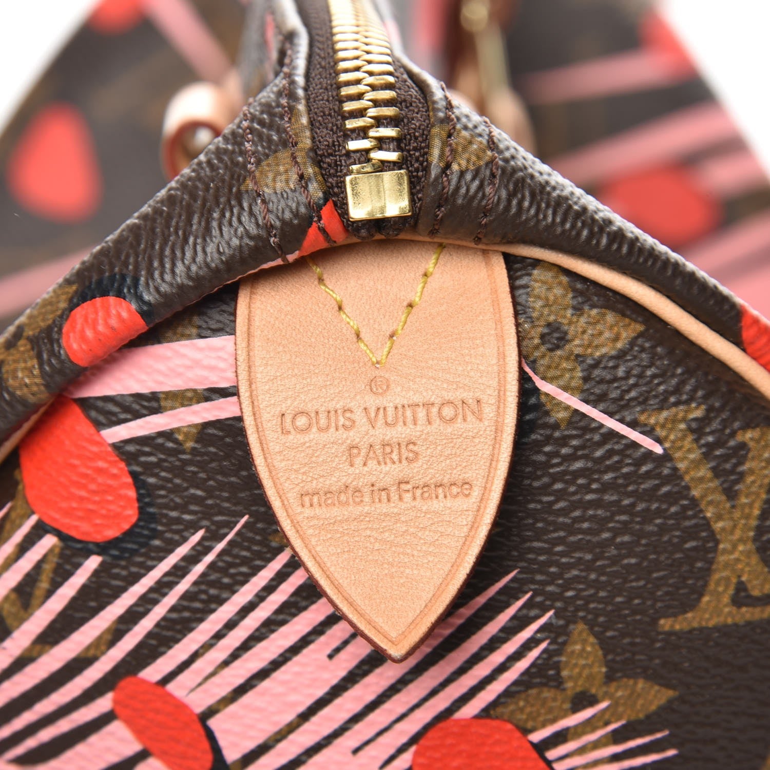 Louis Vuitton Monogram Jungle Dots Speedy 30 Sugar Pink Poppy 5 of 8