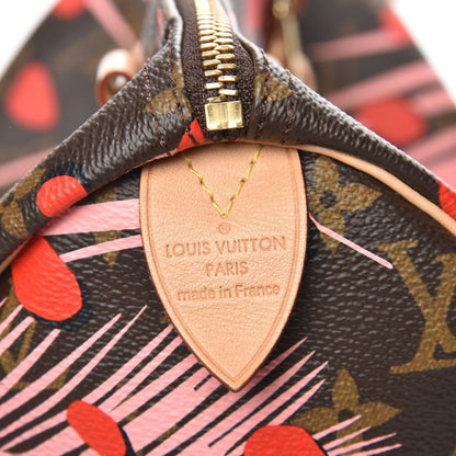 Louis Vuitton Monogram Jungle Dots Speedy 30 Sugar Pink Poppy 5 of 8