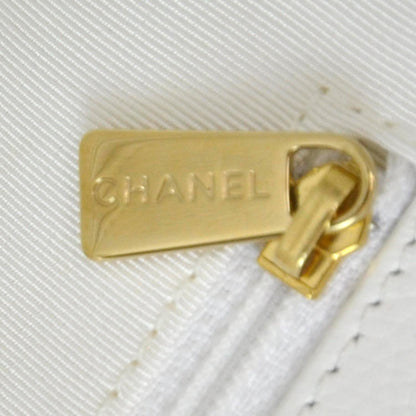 Chanel Caviar Cerf Executive Shopper Tote White 9 of 12