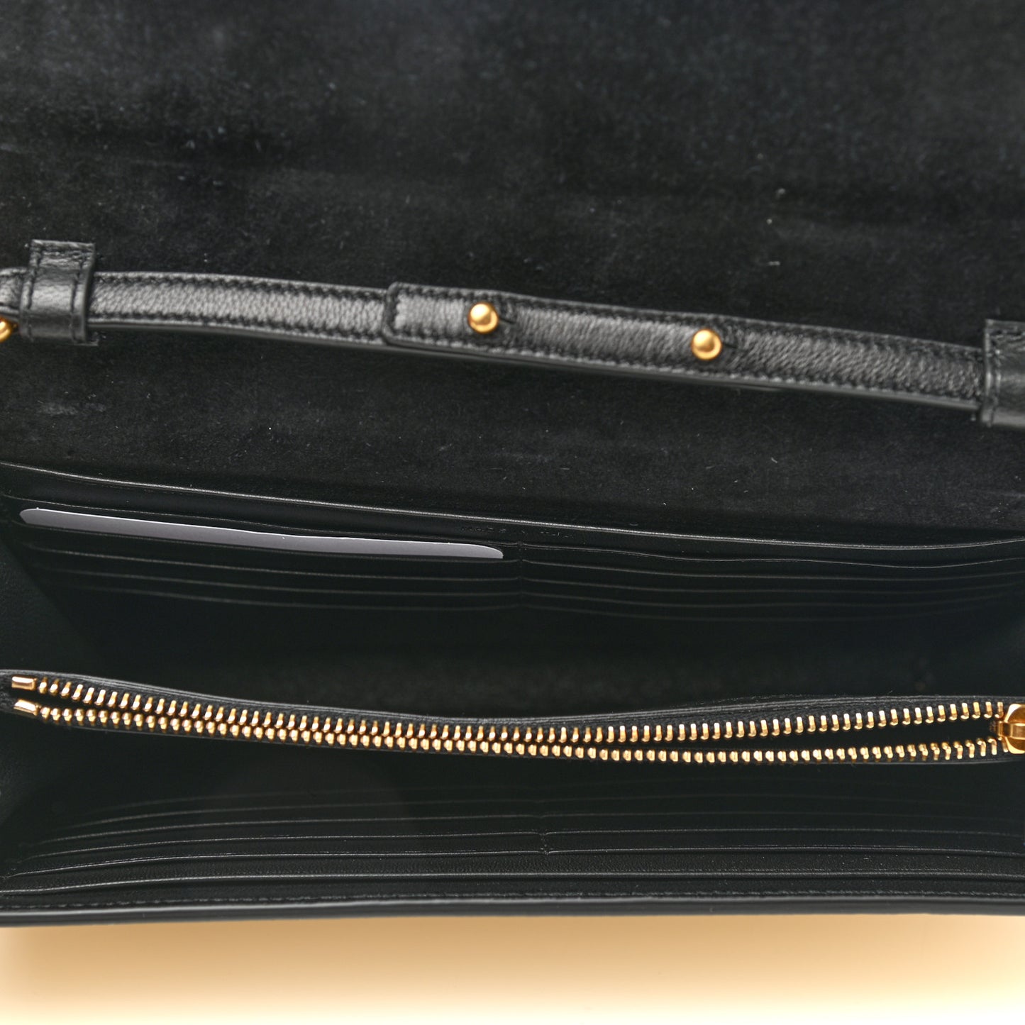 Metallic Calfskin Medium Classic Monogram Kate Satchel Gold