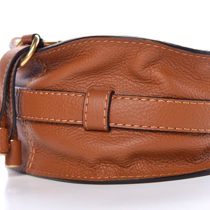 Chloe Calfskin Mini Marcie Round Crossbody Bag Tan 9 of 9