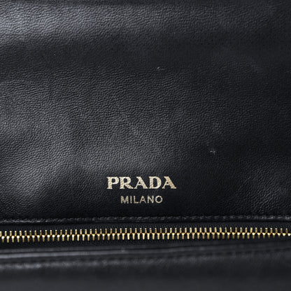 Prada Nappa Gaufre Flap Black 10 of 12
