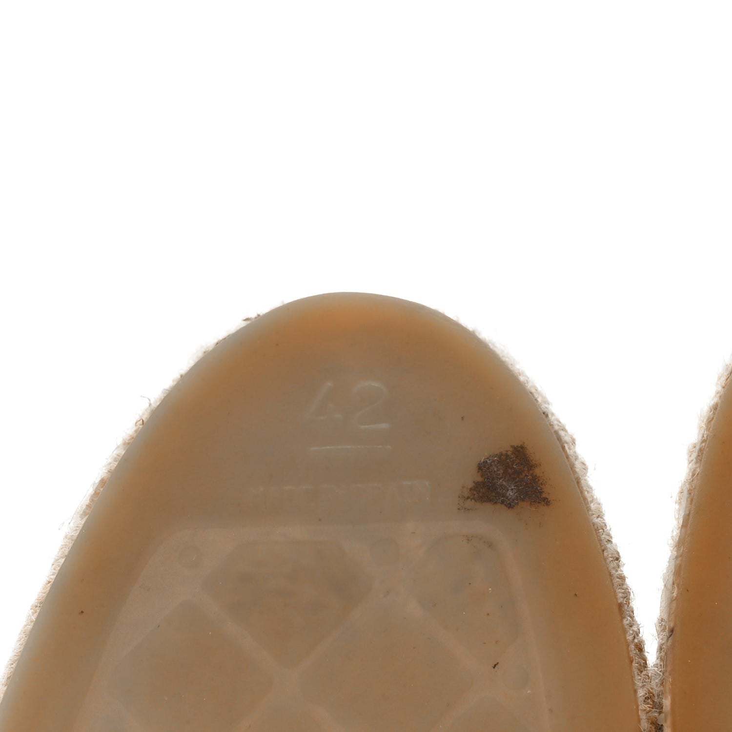 Chanel Linen CC Espadrilles 42 Beige Black 7 of 9