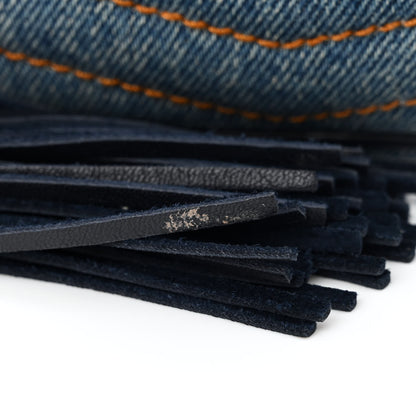 Saint Laurent Denim Matelasse Monogram Mini Lou Camera Bag California Blue 11 of 15