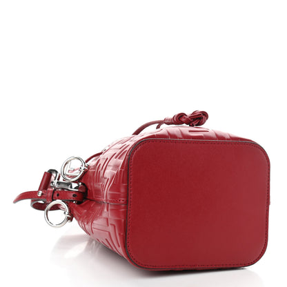 Fendi Vitello Liberty F is Fendi FF 1974 Embossed Mini Mon Tresor Bucket Bag Fragola 4 of 10