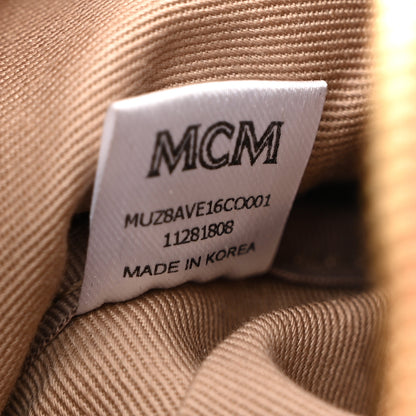 MCM Visetos Stark Belt Bag Cognac 6 of 9