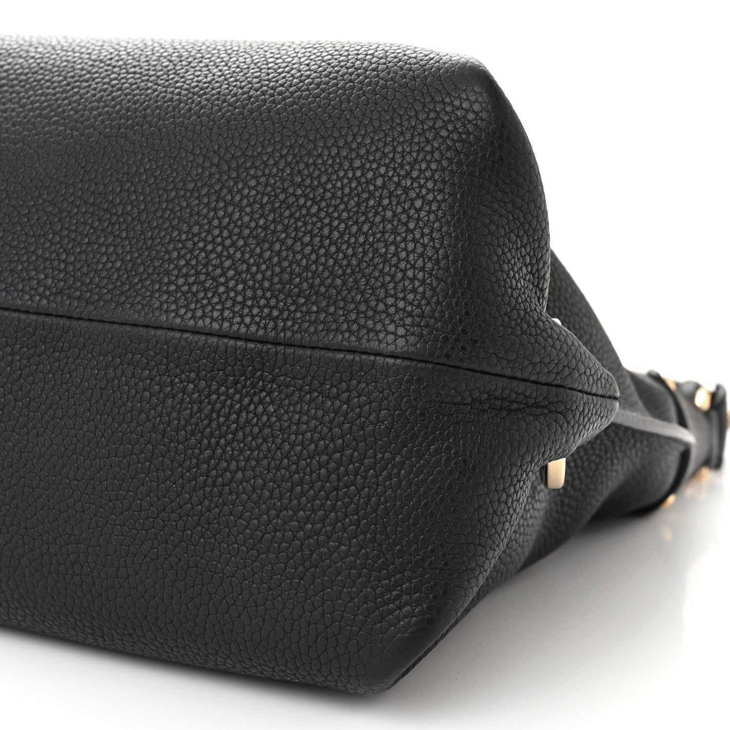 Salvatore Ferragamo Calfskin Fanisa Gancini Hobo Black 9 of 9