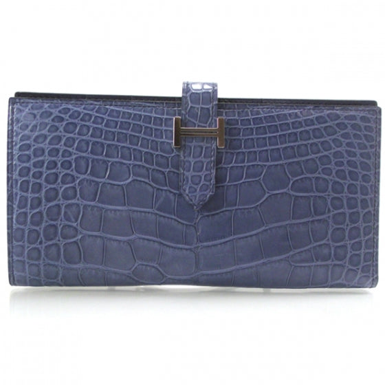 Alligator Bearn H Wallet Bleu Brighton