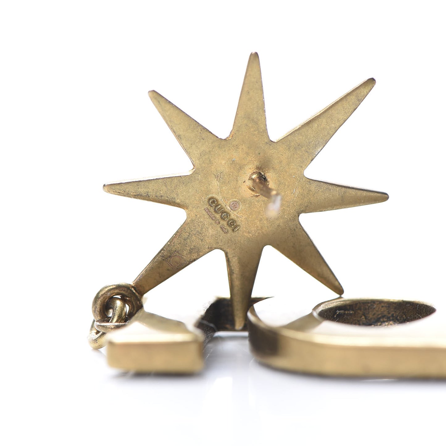 Pearl Loved Earrings Aged Gold