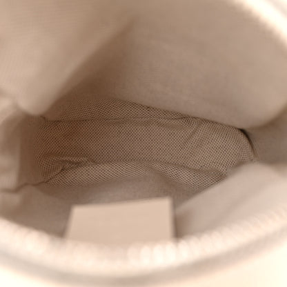 Gucci Calfskin GG Tennis Embossed Mini Double Zip Messenger Bag Mystic White 5 of 13