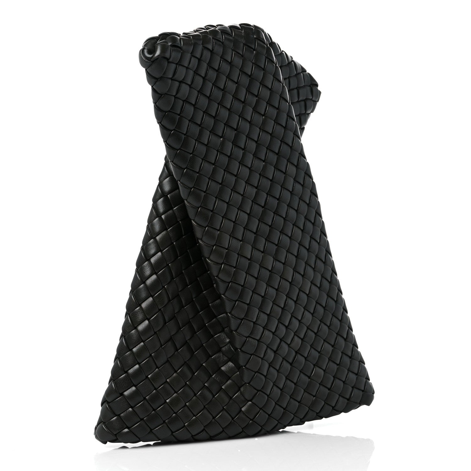 Bottega Veneta Nappa Intrecciato Crisscross Clutch Vert Fonce 3 of 7