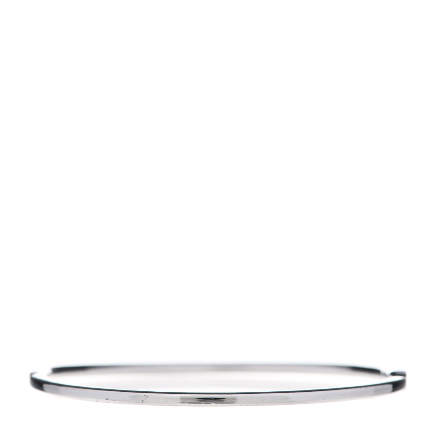 18K White Gold Diamond Metro Bangle Bracelet