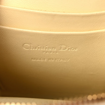 Christian Dior Lambskin Cannage Lady Dior Phone Holder Light Yellow 6 of 8