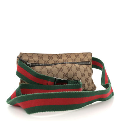 Gucci Monogram Web Belt Bag Dark Brown 3 of 11