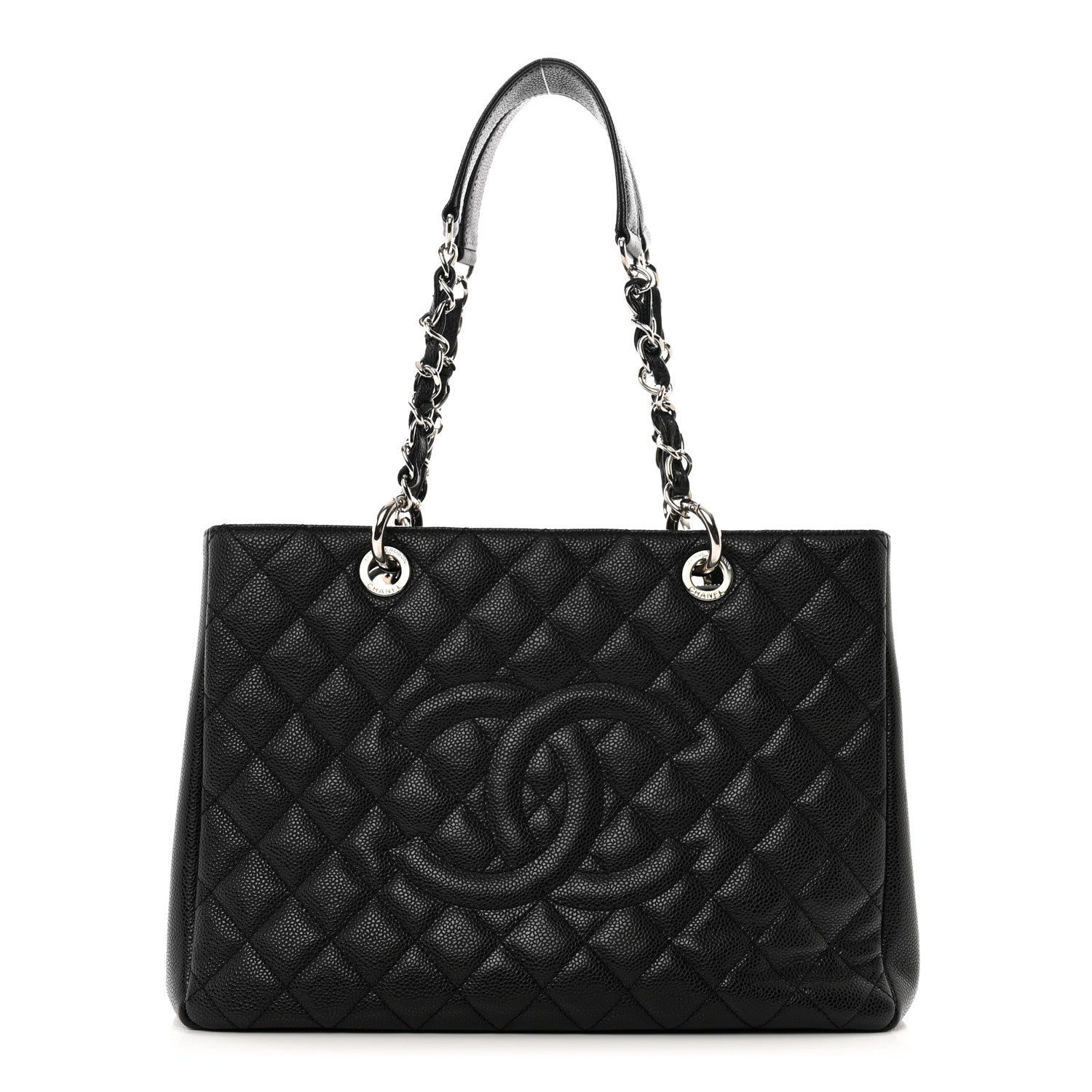 Chanel Caviar Quilted Grand Shopping Tote GST Black 1 of 10