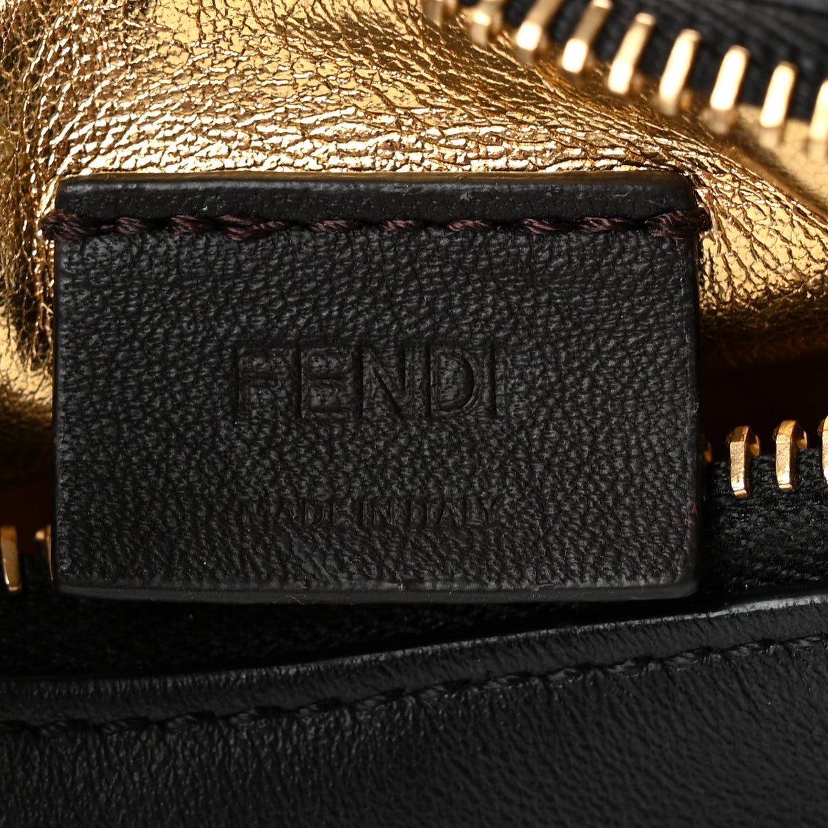 Fendi Vitello Grace Matte Nano Fendigraphy Hobo Charm Black 6 of 11