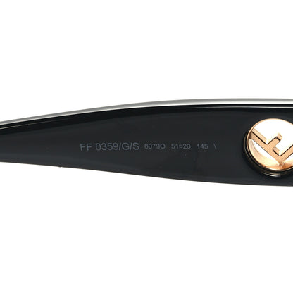 Fendi Acetate F is Fendi Cat Eye Sunglasses FF 0359/G/S Black 7 of 7