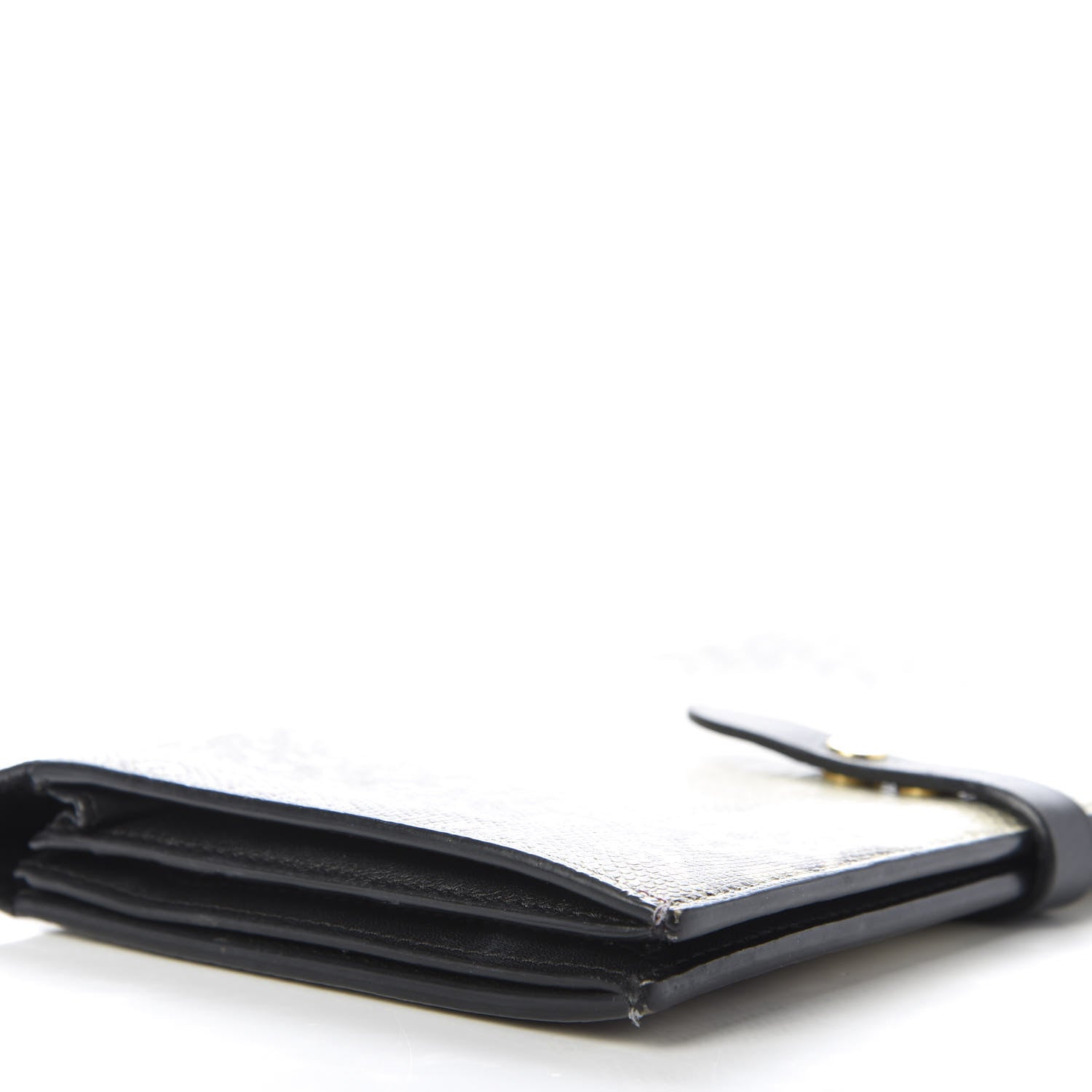 Celine Lizard Calfskin Large Multifunction Strap Wallet Natural 10 of 11